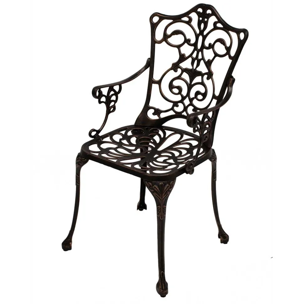 Garten Armlehnstuhl aus Alu Guss - Diomede