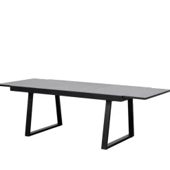 Garten Design-Ausziehtisch mit Glasplatte - Canestro