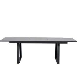 Garten Design-Ausziehtisch mit Glasplatte - Canestro