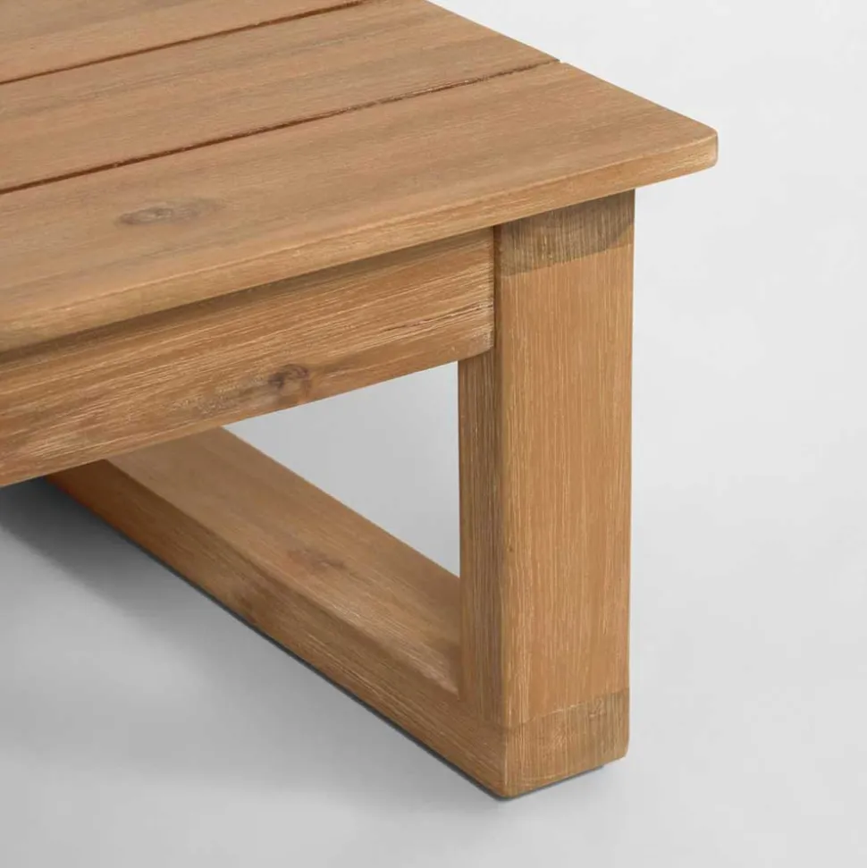 Garten Ecksofa & Tisch aus Akazie - Captino (zweiteilig)