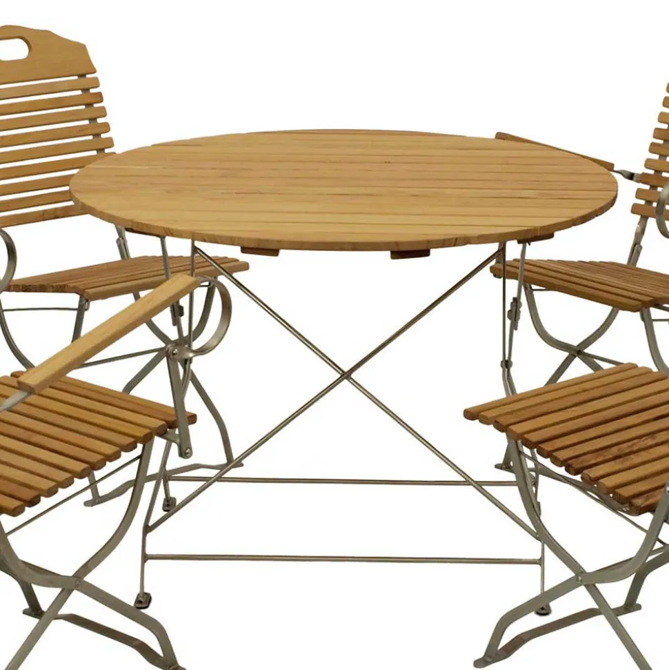 Garten Essgruppe klappbar - Anglivia (fünfteilig)