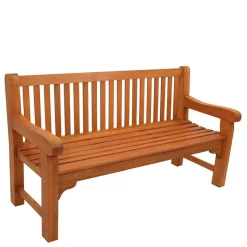 Garten Holzbank mit drei Sitzplätzen - Shanna