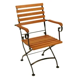 Garten Klappstuhl mit Armlehnen - Whity (2er Set)