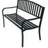 Garten Metallbank in Schwarz - Canpur