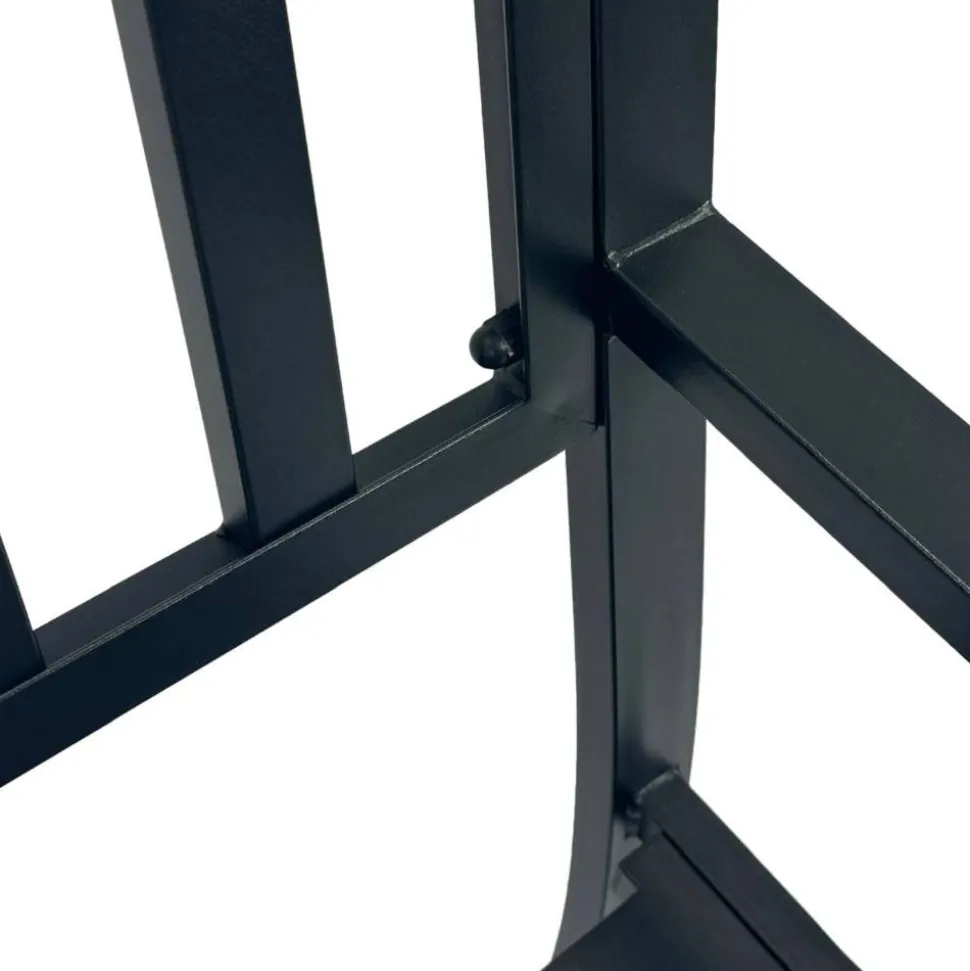 Garten Metallbank in Schwarz - Canpur