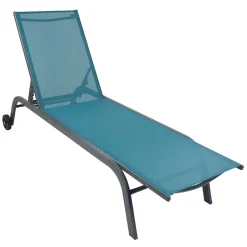 Garten Rollliege in Blau und Schwarz - Blagina