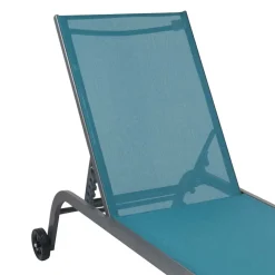 Garten Rollliege in Blau und Schwarz - Blagina