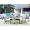 Garten Sitzegruppe aus Kunstrattan - Tocella (vierteilig)