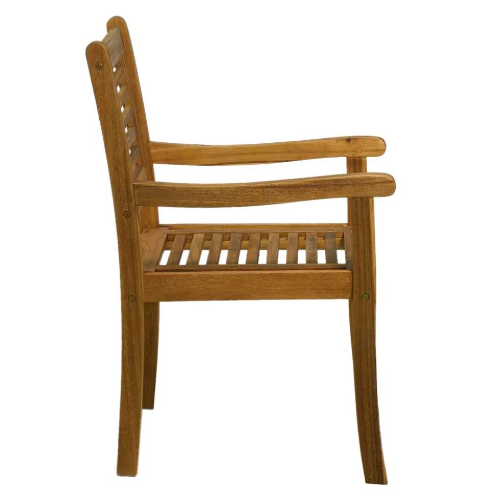 Garten Sitzgruppe aus Massivholz - Uratenda (fünfteilig)