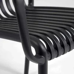 Garten Stapelstühle in Schwarz - Emonila (4er Set)