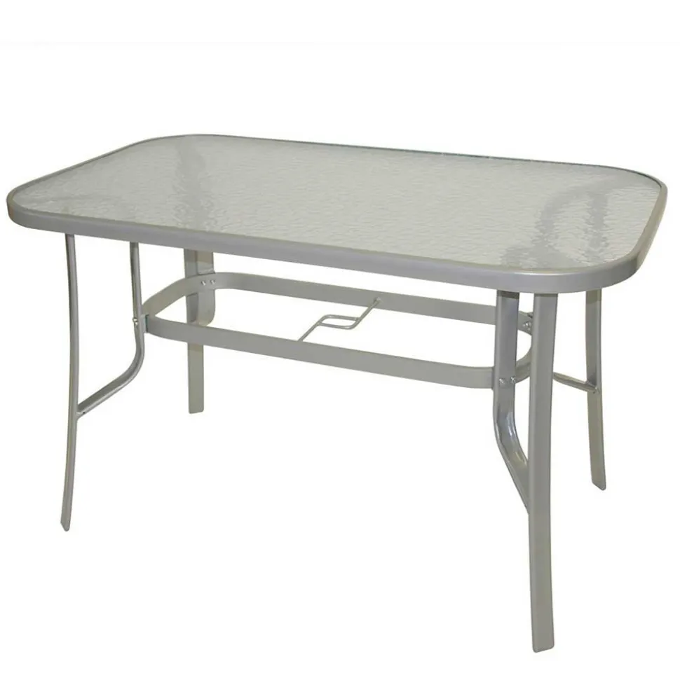 Garten Tischgruppe aus Aluminium - Abella (fünfteilig)