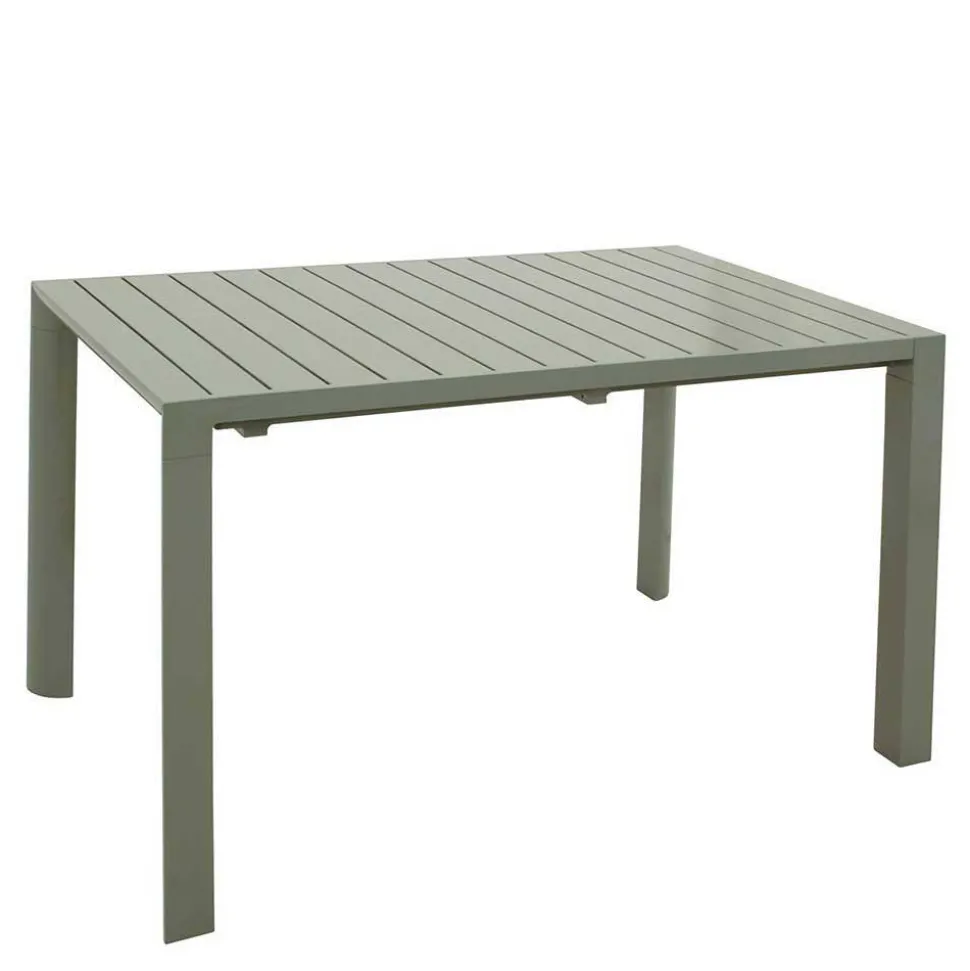 Garten Tischgruppe in Silbergrau - Pratina (fünfteilig)