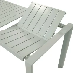 Garten Tischgruppe in Silbergrau - Pratina (fünfteilig)