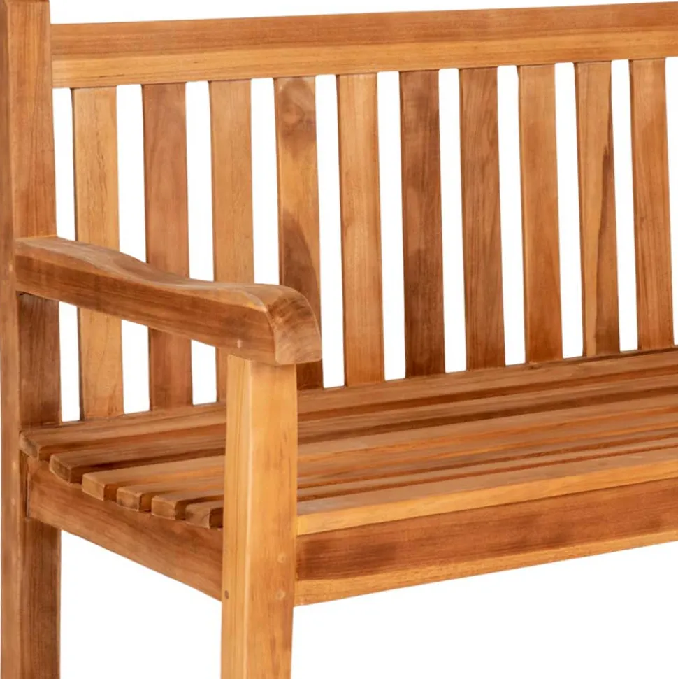Gartenbank aus Teak Massivholz geölt - Stamfort