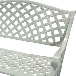 Gartenbank mit Armlehnen aus Aluminium - Liacantu