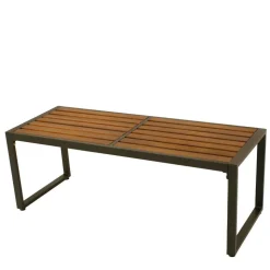 Gartenbank ohne Lehne mit zwei Sitzplätzen - Veracruz