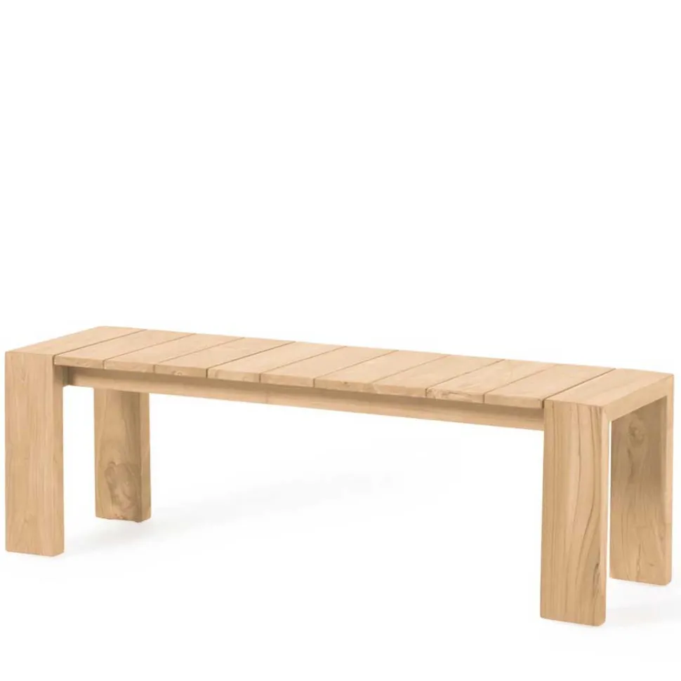 Gartenbank ohne Rückenlehne für Esstisch - Elisira