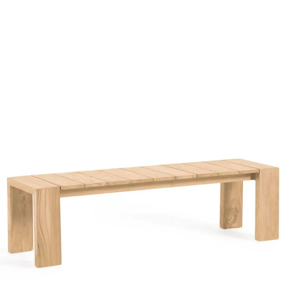 Gartenbank ohne Rückenlehne für Esstisch - Elisira