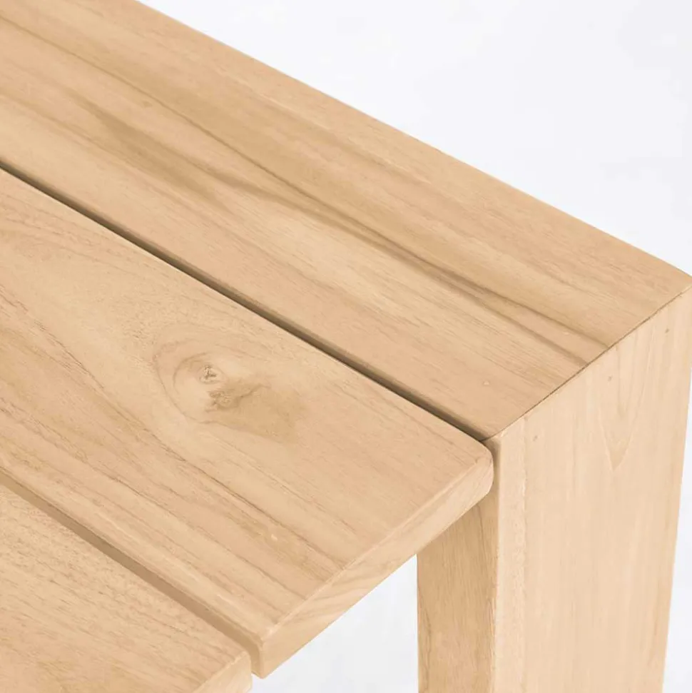 Gartenbank ohne Rückenlehne für Esstisch - Elisira