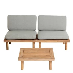 Gartenmöbel Kombi aus Akazie - Lacruna (dreiteilig)