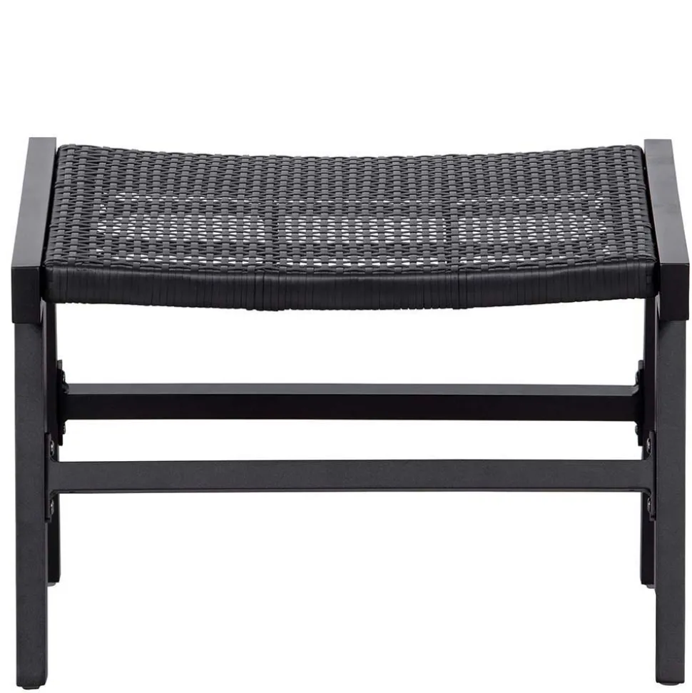 Gartensessel ohne Armlehnen in Schwarz - Saragoza