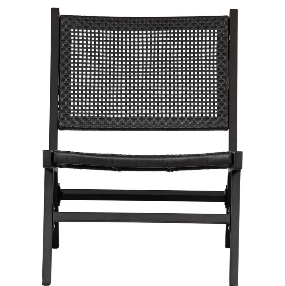Gartensessel ohne Armlehnen in Schwarz - Saragoza