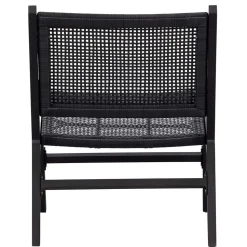 Gartensessel ohne Armlehnen in Schwarz - Saragoza