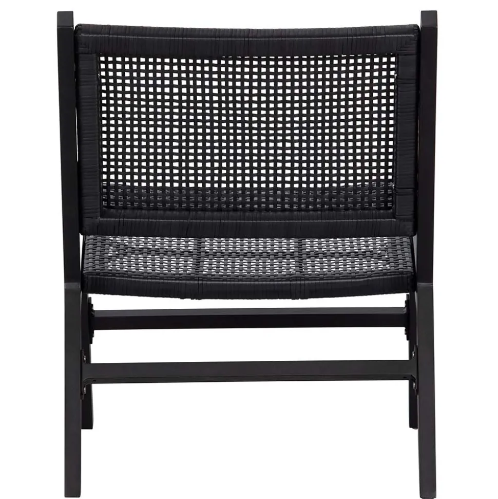 Gartensessel ohne Armlehnen in Schwarz - Saragoza