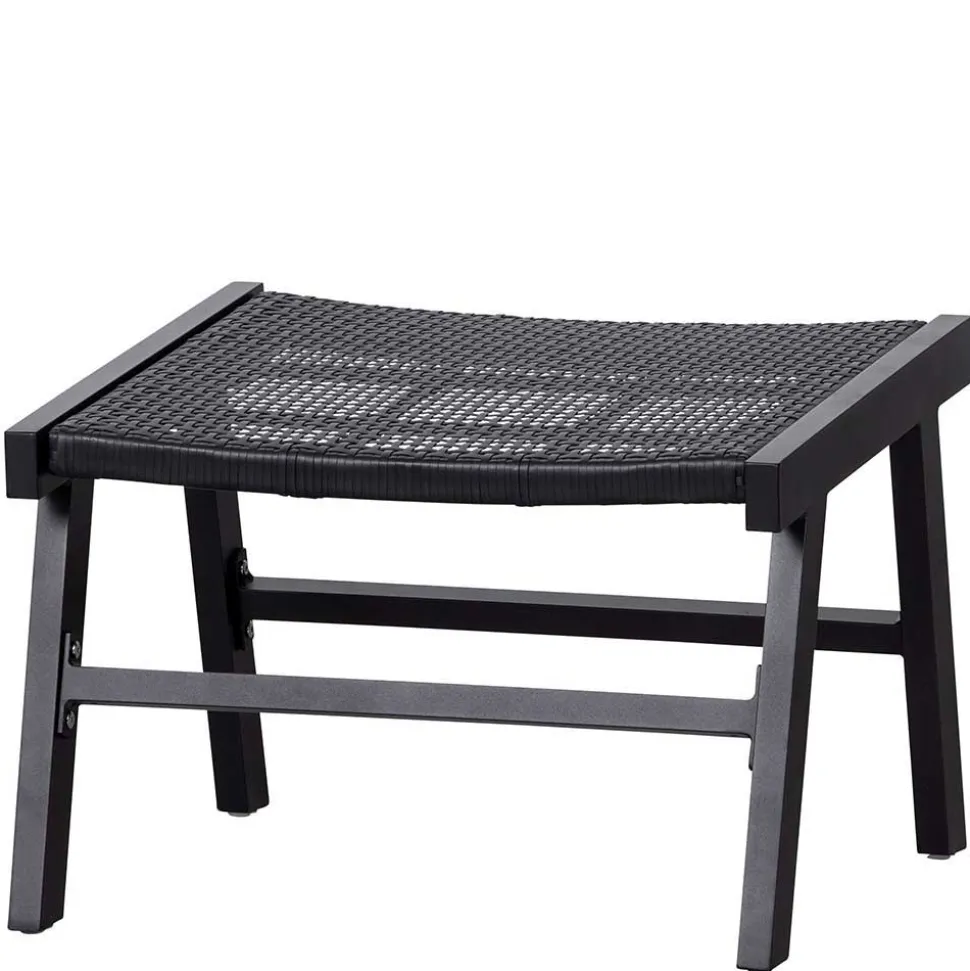 Gartensessel ohne Armlehnen in Schwarz - Saragoza