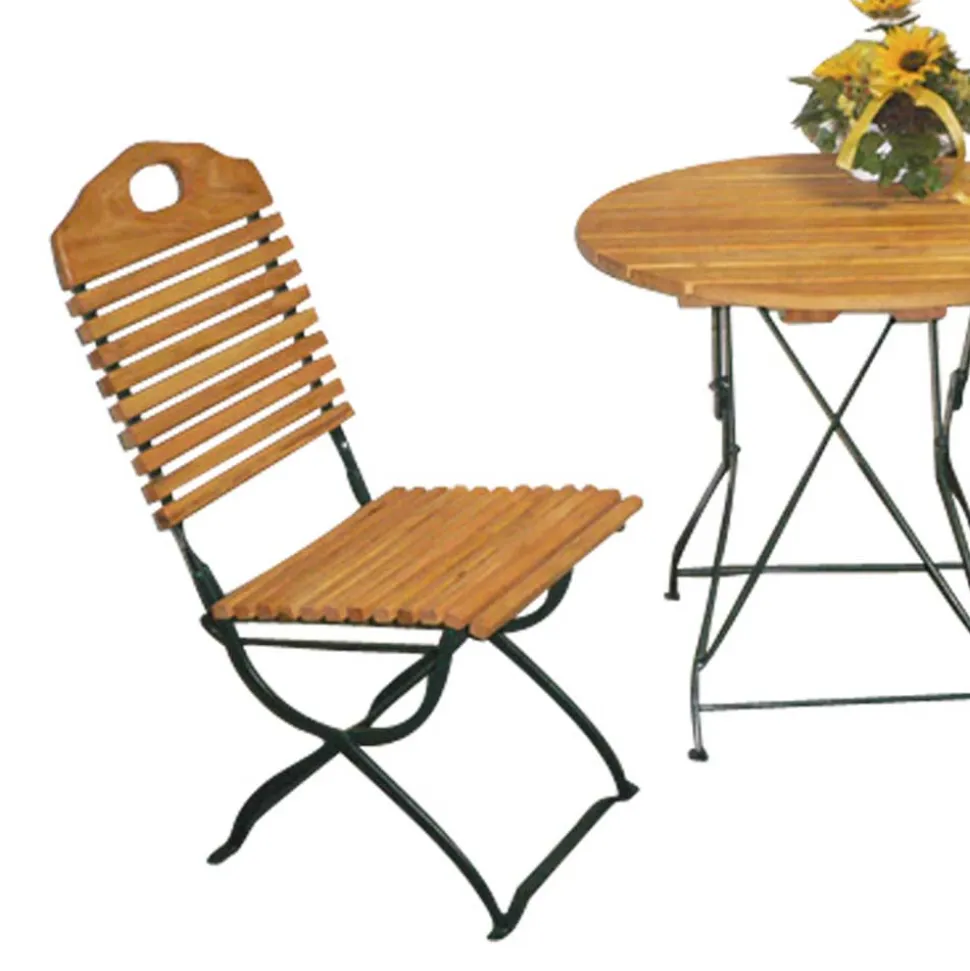 Gartensitzgruppe Coundyro aus Robinie Massivholz Stahl (dreiteilig)