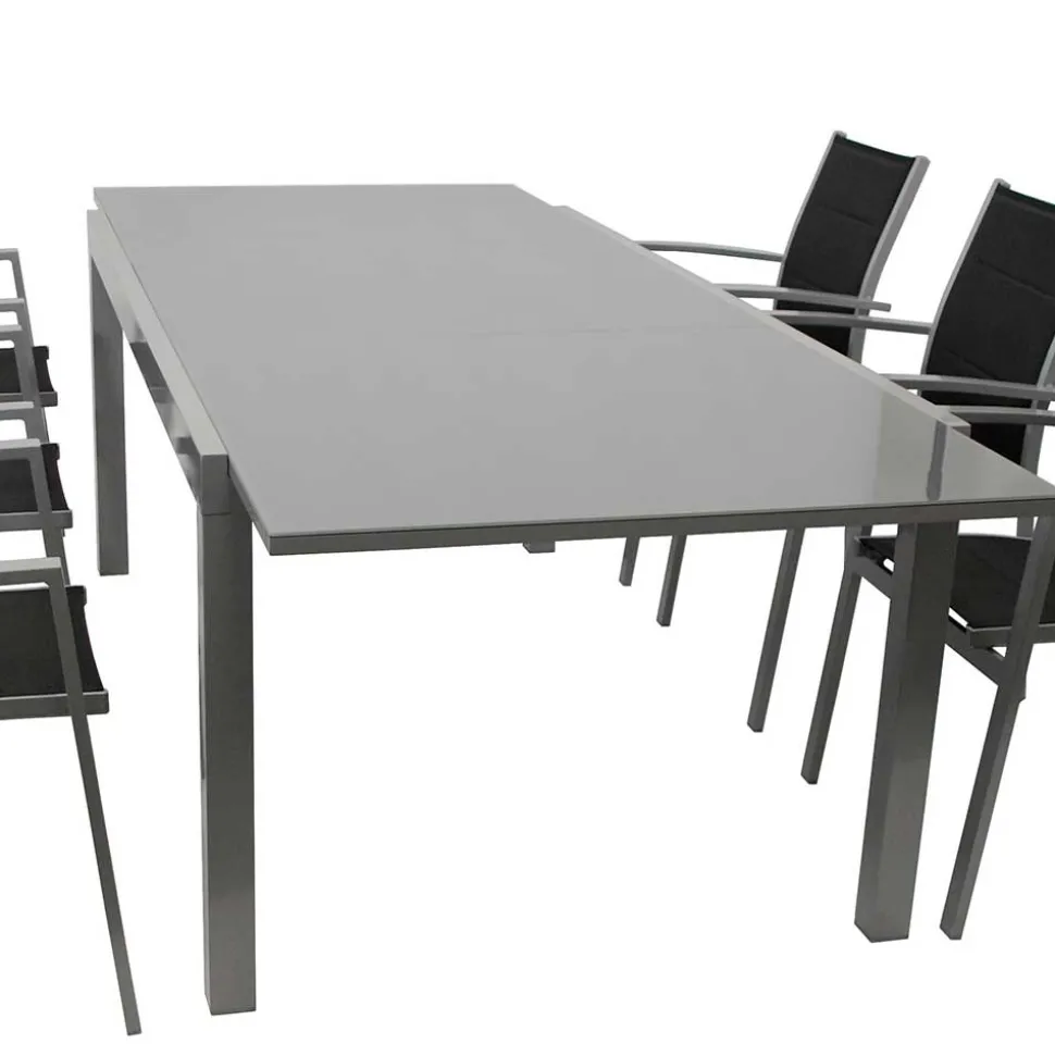 Gartensitzgruppe mit sechs Sitzplätzen - Capo (siebenteilig)