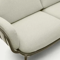 Gartensofa in Graugrün aus Metall - Ocna