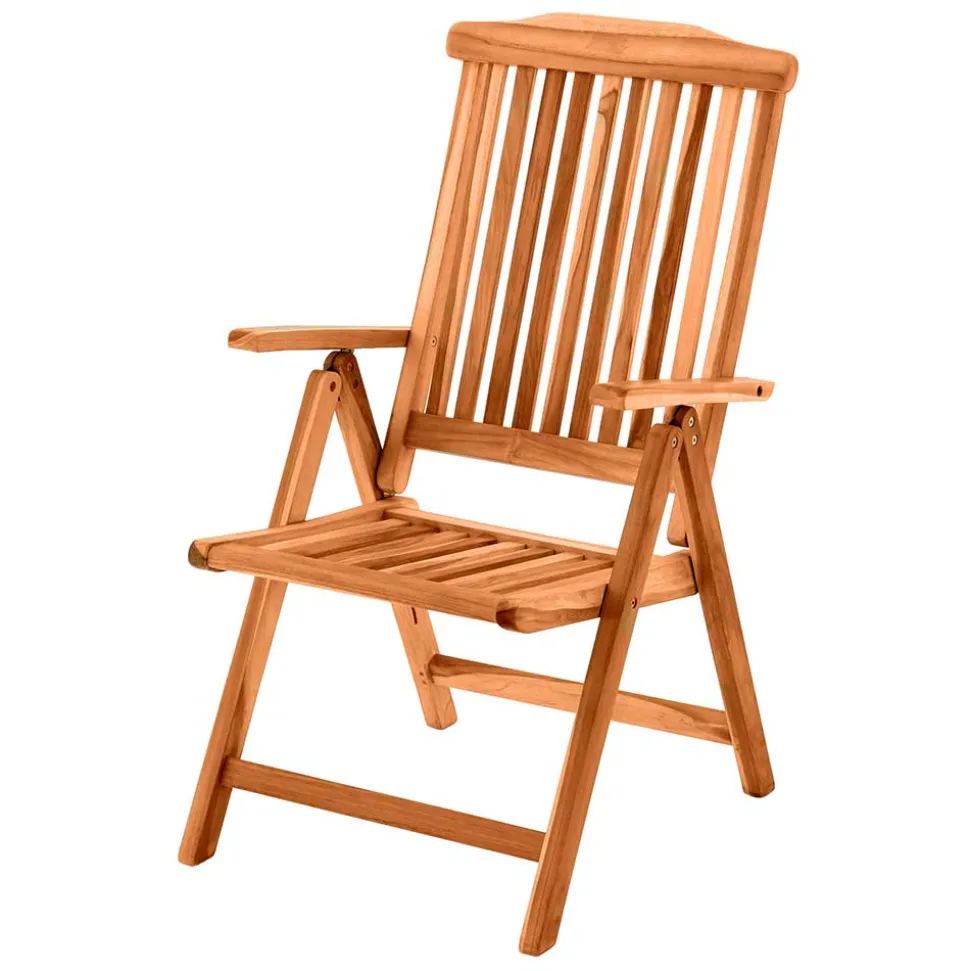 Gartenstuhl mit Armlehnen klappbar - Klahuma