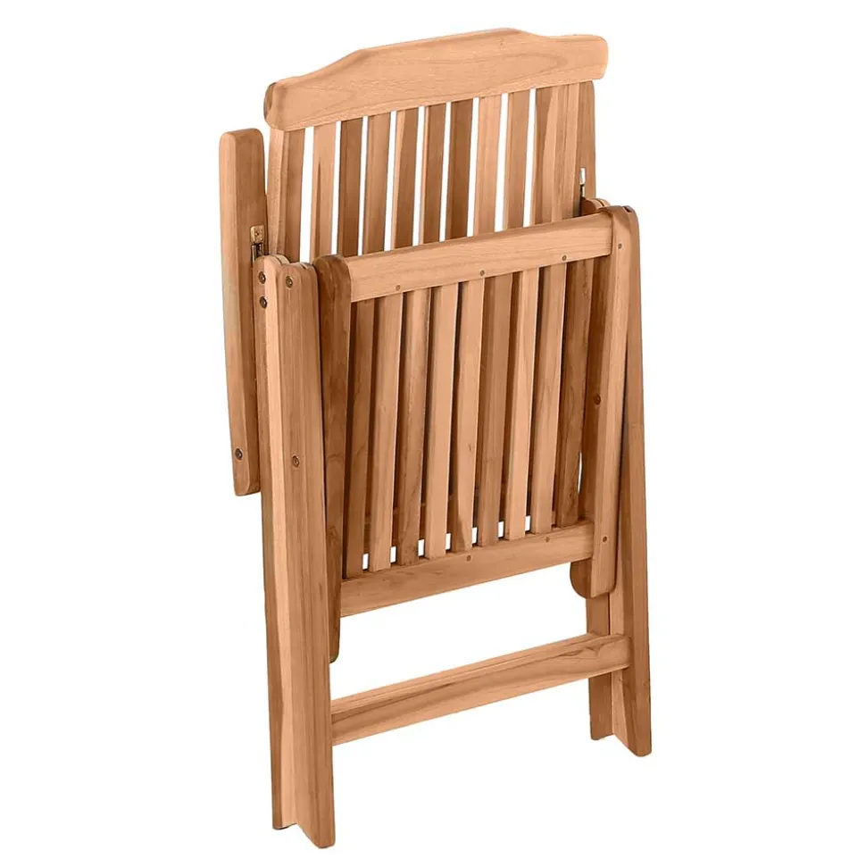 Gartenstuhl mit Armlehnen klappbar - Klahuma