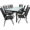 Gartentisch & 8 Stühle Set - Loytami (neunteilig)