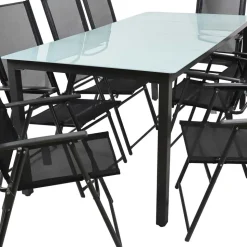 Gartentisch & 8 Stühle Set - Loytami (neunteilig)