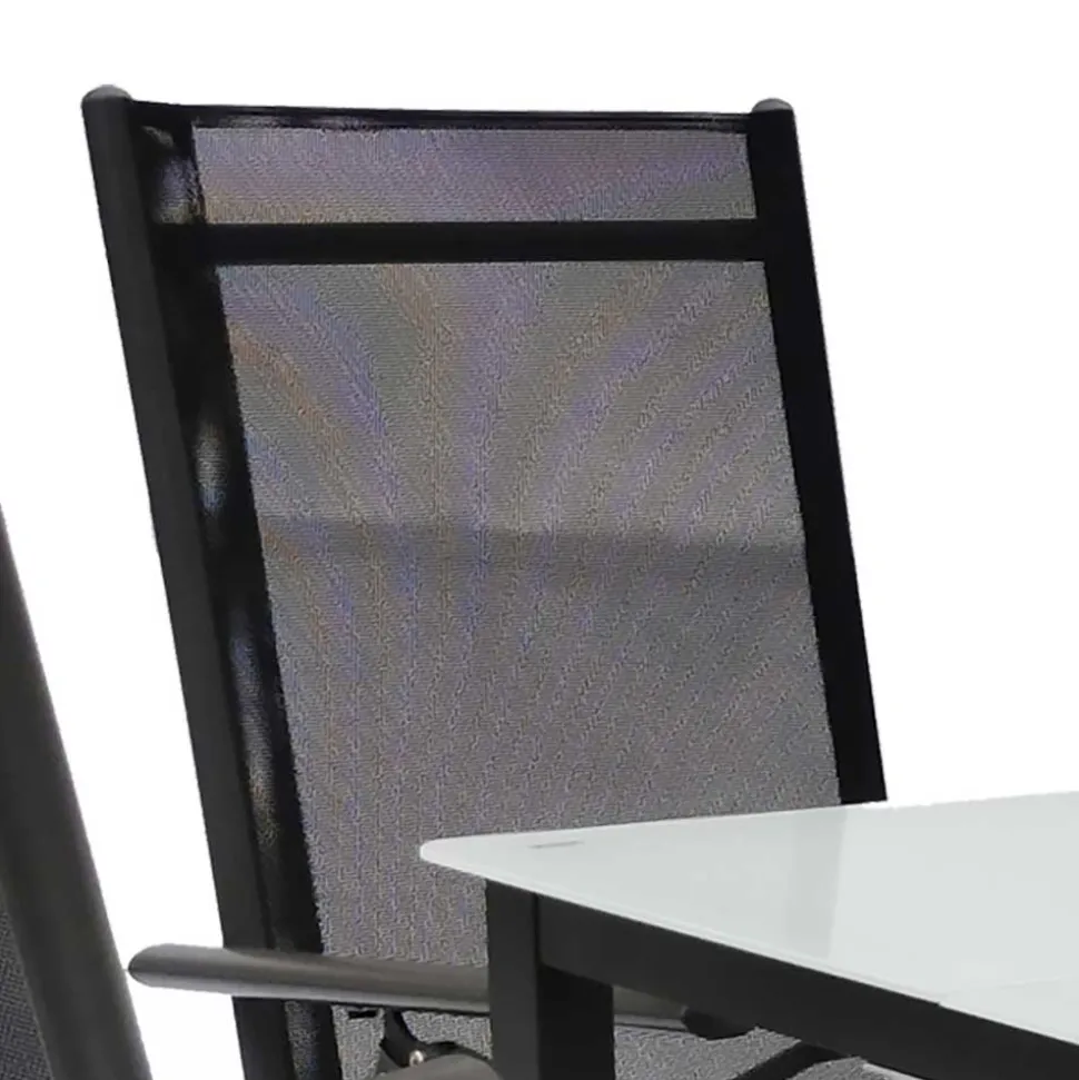 Gartentisch & vier Hochlehner Set - Barreras (fünfteilig)