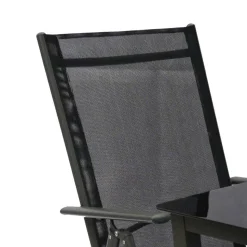 Gartentisch & zwei Stühle Set - Neluna (dreiteilig)