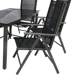 Gartentisch Gruppe in modernem Design - Everest (siebenteilig)