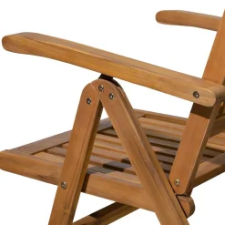 Gartentisch und vier Klappstühle - Antigrus (fünfteilig)