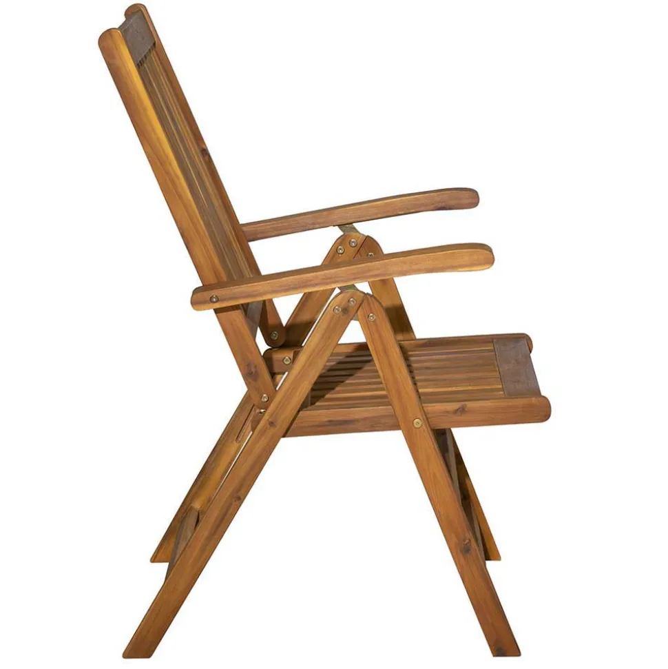 Gartentisch und vier Klappstühle - Antigrus (fünfteilig)