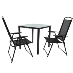 Gartentischgruppe mit zwei Stühlen - Bayatara (dreiteilig)