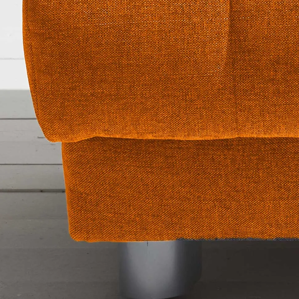 Gelber Schlafsessel mit Flachgewebe Bezug - Babsy