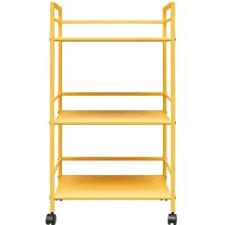 Gelber Servierwagen mit drei Etagen - Leviada