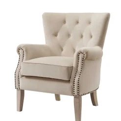 Gemütlicher Polstersessel in Beige - Halolas