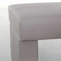 Gepolsterte Sitzbank Hawar in Grau