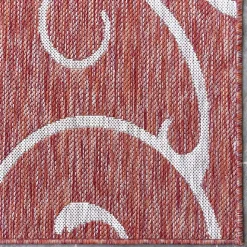 Gewebter Teppich aus PP mit Ornament Motiv - Rick