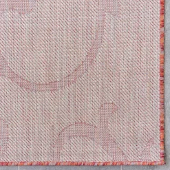 Gewebter Teppich aus PP mit Ornament Motiv - Rick