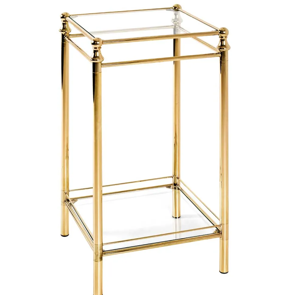 Glas Beistelltisch in Quadratisch oder rechteckig - Corao