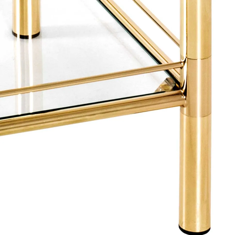 Glas Beistelltisch in Quadratisch oder rechteckig - Corao